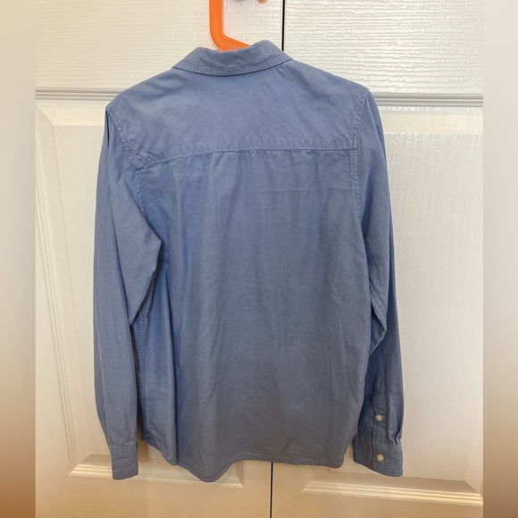 H&M Boys Blue Shirt Long Sleeve Button Down. Size 9-10Y - Picture 2 of 4